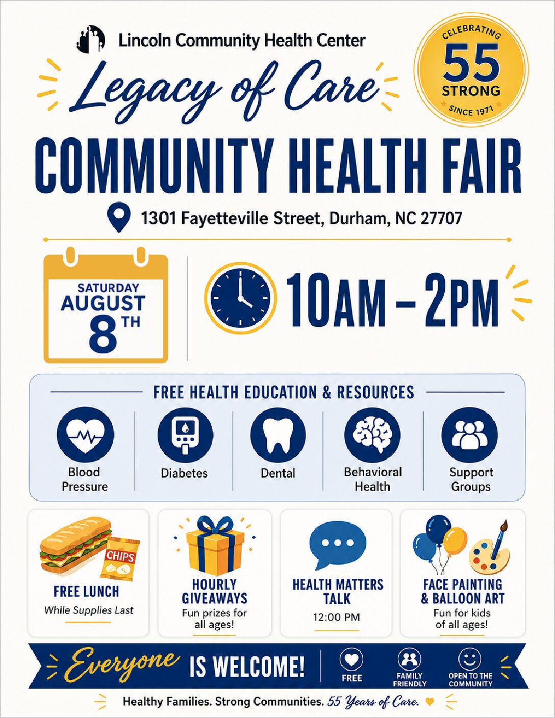 Legacy of Care Community Health Fair